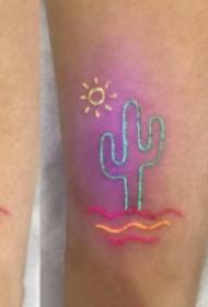 9 tatuaje fluoreszenteek irudiaren balioespena eragiten dute