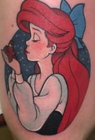 Disney uimastamise värvikarikatuuride komplekt Tattoo töötab mustriga 9 lehte