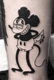 Dark Black Mickey Mouse Tattoo: A Set of 9 Diablo Style Mickey Mouse Tattoos