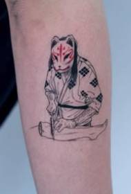 Ang tradisyonal nga tattoo sa Hapon _11 Ang estilo sa tradisyonal nga tattoo sa tattoo usa ka buhat