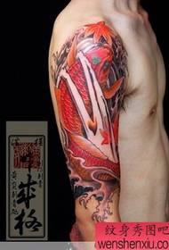 Япония Хуан Ян цвет кожи кальмара тату работает
