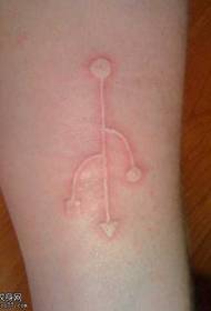 Pàtran Arm USB Invisible Tattoo