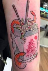 Vlerësimi i një grupi joshës të imazheve të tatuazheve të ushqimit
