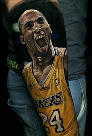 a set of realistic 3d sports athlete tattoo designs