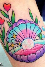 Manoscritto Seashell Shell Tattoo Pattern