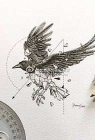 Exemplum Aquila Microform Geometria Totem tattoo