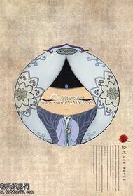 Mẫu hình xăm bản thảo cổ điển Jinling Thirteen