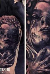 modello del tatuaggio del ritratto