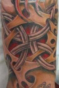 image de tatouage du nœud lacrymal de la peau couleur du bras