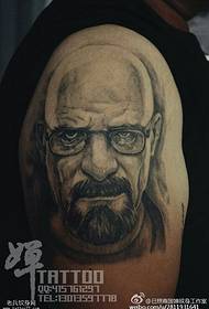 shoulder classic tattoo portrait tattoo