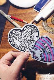 Manoscritto Rope Tubular Tattoo Pattern
