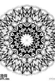Classic Van Gogh Totem Manuscript Tattoo Pattern