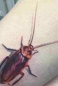 3d蟑螂紋身圖片很棒173251-明亮逼真的3D圖騰紋身圖案