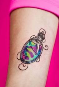 rangi rangi uchawi potion tattoo mfano