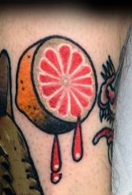 una varietà di modelli di tatuaggi alimentari