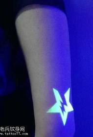 Arm Star Thunder Tattoo ပုံစံ