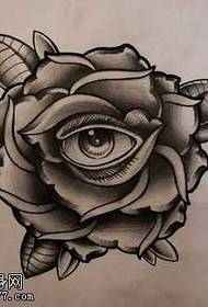 Manuscrittu Rose Eye Eye Tattoo