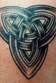 Klassiek Celtic Trinity tattoo-patroon