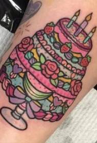 Tatuaggi alimentari di modelli di tatuaggi creativi e carini