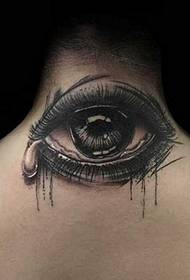 Modello di tatuaggio a strappo con collo True Eyes
