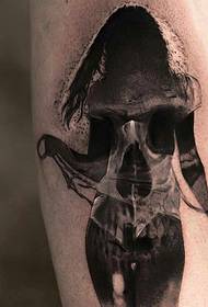 modello di tatuaggio totem 3d realistico lampeggiante luminoso
