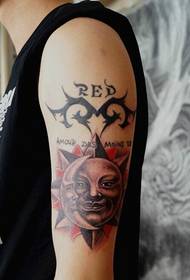 unkulunkulu welanga lengalo kanye ne-Capricorn totem tattoo