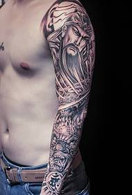 arm classic Guan Gong Tattoo pictures are very handsome