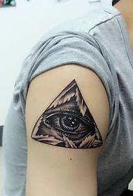 arm god Il motivo del tatuaggio dell'occhio è pieno di personalità