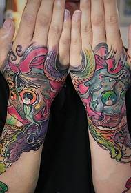 dvostruka ruka otporna u boji totem tetovaža tetovaža