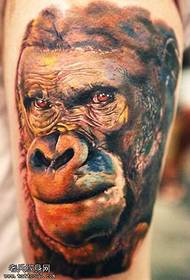 orangutan tatuointikuvio
