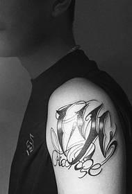 eine Art Arm englisches Wort Tattoo Muster
