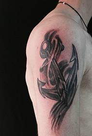 arm persoonlijkheid mechanische tattoo foto man plus punten