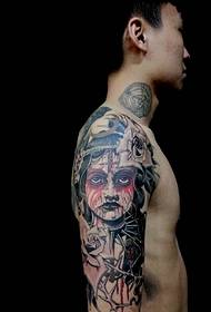 алтернативна зла лепота портретна тетоважа