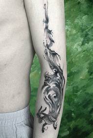 Männer Arm Perséinlechkeet Fox Tattoo Tattoo