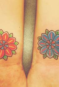 bella coppia di braccia carine di immagini di tatuaggi totem