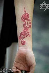 Arm Blummen Totem Tattoo Muster