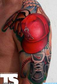 rameno osobnosti rukavice klobúk tetovanie vzor