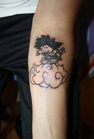 ʻAno Hema ʻElima Pīpeku Xiao Goku Tattoo