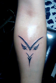 Tatuaggio semplice con personalità a 12 costellazioni