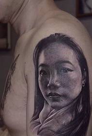 arm one Beauty portret tattoo tattoo