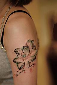 Ink Lotus Thời trang hình xăm cánh tay