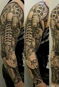 modello di tatuaggio meccanico