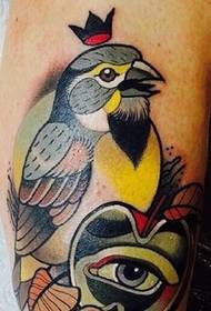 iqembu elinamandla le-bird bird tattoo