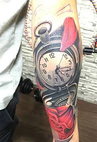 arms outside the personality watch tattoo pattern