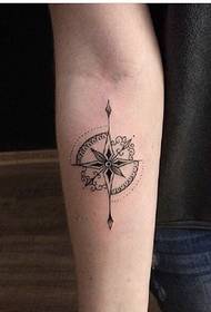 intombazane iphethini ye-tattoo yakudala