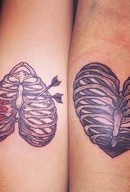 suitable for personality lovers love totem tattoo tattoo