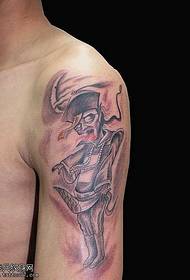 Modello di tatuaggio grande zombie