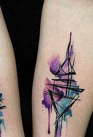doble nga bukton watercolor personality totem tattoo tattoo