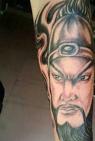 bellissimo modello di tatuaggio classico braccio Guan Gong