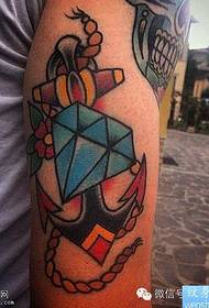 anker diamant tattoo patroan